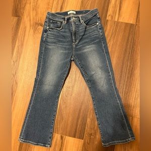 Loft Petite The Kick Crop Jeans Size 6/28